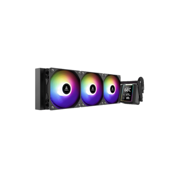 Tản nhiệt CPU Segotep IceMoon 360 ARGB-W White (Màn hình nhiệt độ) (Trắng)