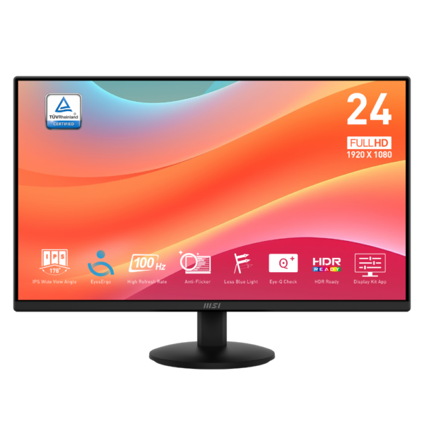 Màn hình văn phòng MSI PRO MP242L 23.8" (FHD 1920 x 1080/ IPS/ 100Hz/ 1 ms)