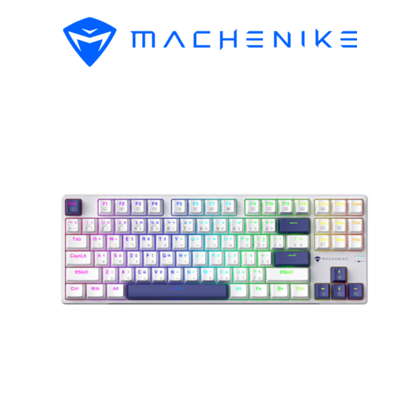 Bàn phím Machenike K500B-B87 Wired Red Switch LED Backlit White B