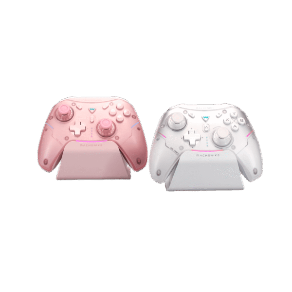 Tay cầm chơi game Machenike G5 Pro Max Tri-mode White (Set)